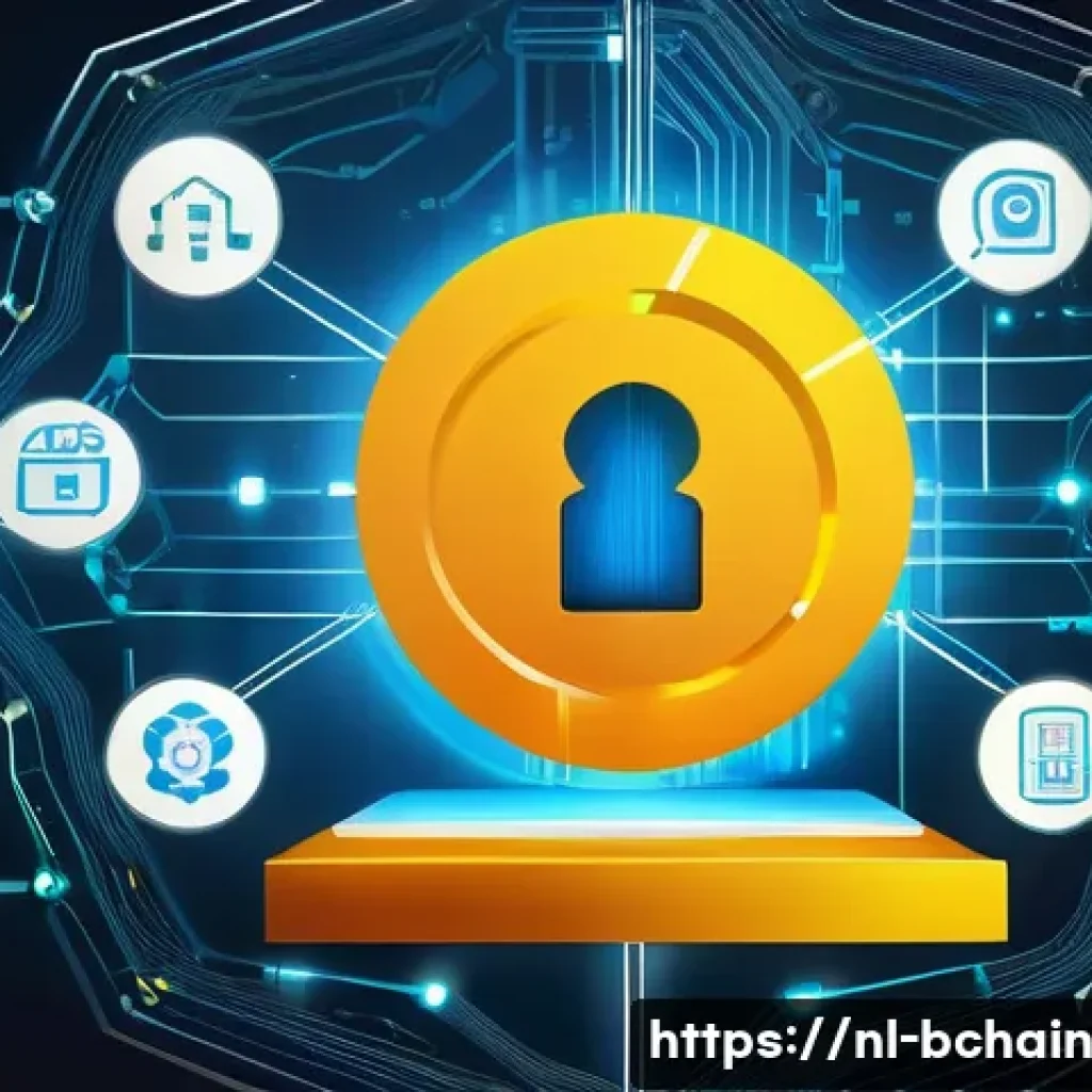 블록체인 개발을 위한 온라인 교육 플랫폼 추천 - **"A visually captivating and futuristic representation of blockchain technology extending its influ...